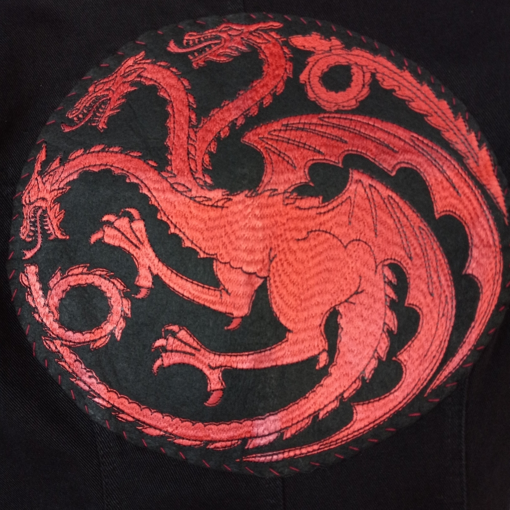 Fire & Ice- custom GoT themed RAGE ร Tripp NYC jacket- PRICE FIRM! - Picture 3 of 16